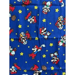 Nintendo Super Mario Character Mario Brothers Fabric Sewing (New) 44 x 75